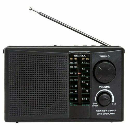 Купить Радиоприемник Supra ST-19U
<p>Радиоприемник SUPRA ST-19U с черным оформлением ко...
