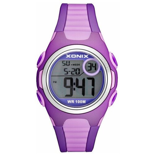Купить Наручные часы XONIX, фиолетовый
Спортивные часы XONIX<br>Водная защита: 100М, 10...