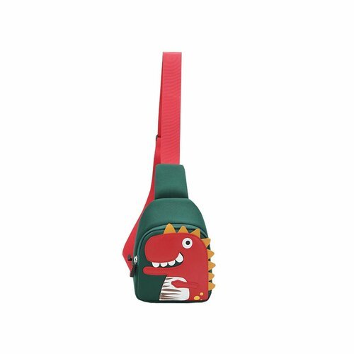 Купить Сумка , зеленый
Детская дошкольная сумка на плечо с аппликацией динозавра - идеа...