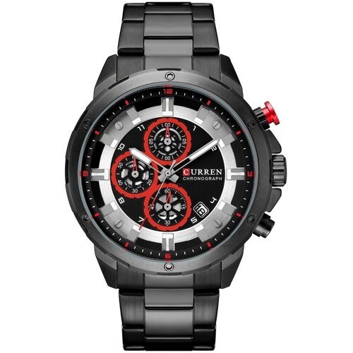 Купить Наручные часы CURREN, черный
<ul><li>Мужские наручные часы-хронограф металлическ...