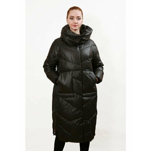 Купить Куртка , размер S, черный
Модный пуховик женский зимний длинный с утеплителем би...