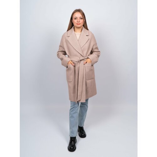 Купить Пальто , размер 48, бежевый
Стильное женское демисезонное пальто средней длины п...