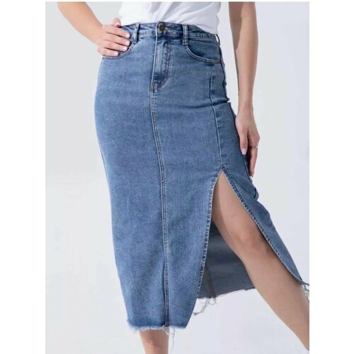 Купить Юбка, размер 48, голубой
Представляем вам джинсовую женскую юбку, которая станет...