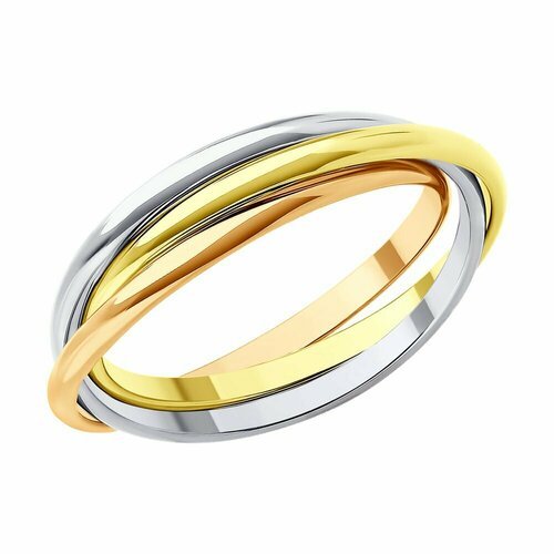 Купить Кольцо Diamant, комбинированное золото, 585 проба, размер 21.5
Кольцо из комбини...