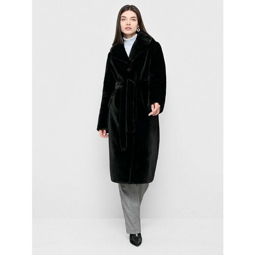 Купить Пальто ALEF, размер 56, черный
Шуба ALEF из экомеха: ультрамодное женское пальто...