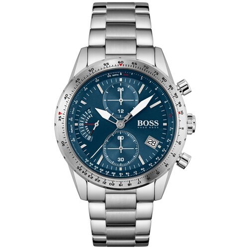 Купить Наручные часы BOSS Pilot Edition, серебряный, синий
Часы BOSS одно из самых прив...