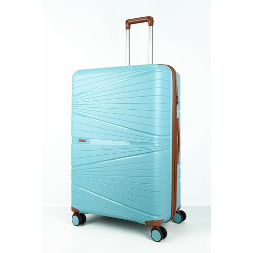Купить Чемодан , 130 л, размер XL, голубой
Ударопрочный дорожный чемодан большого разме...