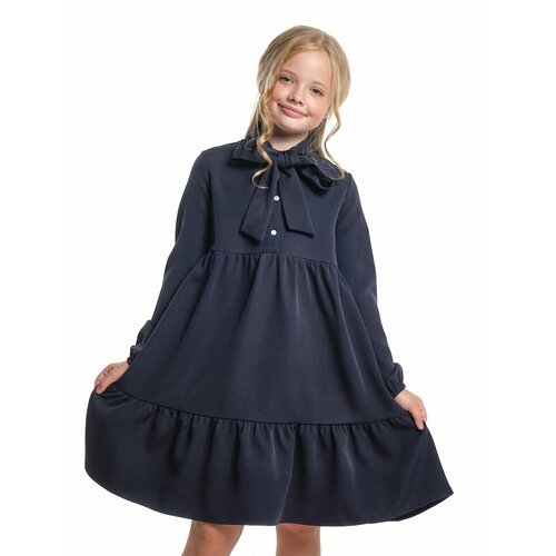 Купить Школьное платье Mini Maxi, размер 140, синий
Платье для девочек Mini Maxi, модел...