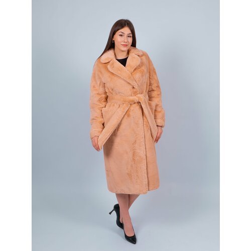 Купить Пальто, размер 48, коричневый
Уютная и теплая женская шуба из ЭКО-меха премиум к...