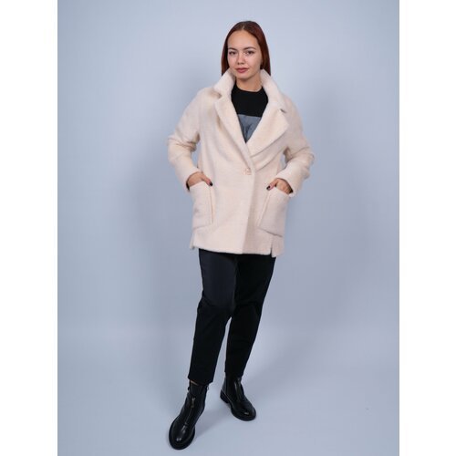 Купить Шуба , размер 42, бежевый
Стильное укороченное женское демисезонное пальто преми...