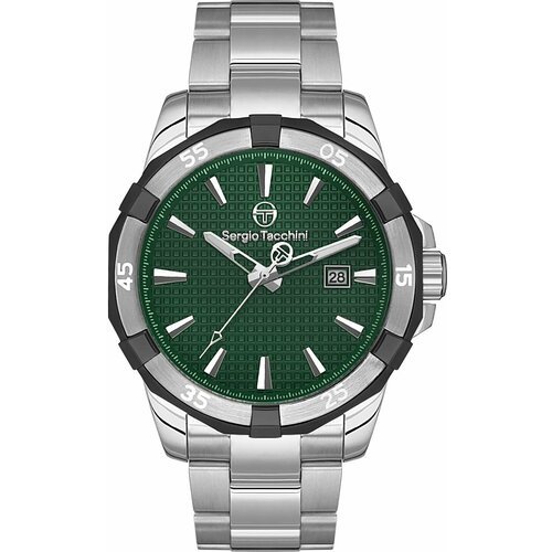 Купить Наручные часы SERGIO TACCHINI, серебряный, зеленый
Мужские часы. Коллекция Archi...