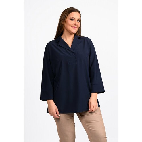 Купить Блуза SVESTA, размер 56, синий
Стильная женская блузка из блузочной ткани с доба...