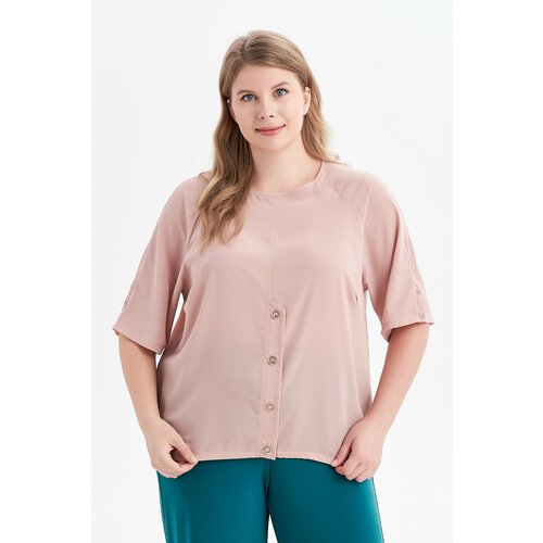 Купить Блуза Olsi, размер 64, розовый
Нежная женская блузка больших размеров, выполнена...