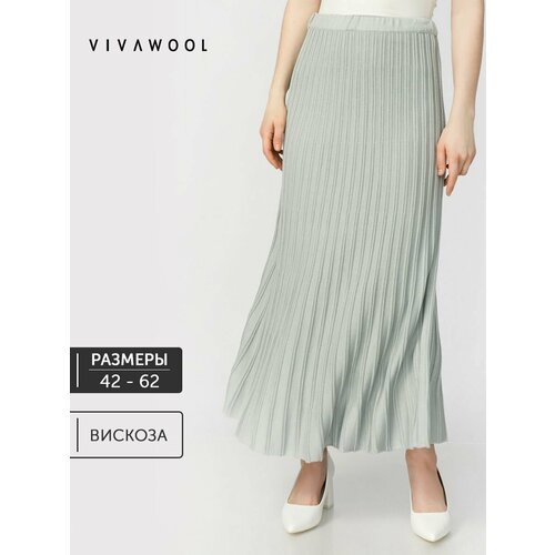 Купить Юбка VIVAWOOL, размер 42, серый
Элегантная юбка с имитацией плиссе выполнена на...