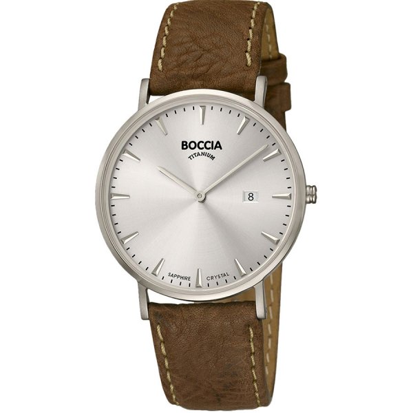 Купить Часы Boccia 3648-01
Мужские кварцевые часы. Центральные часовая и минутная стрел...