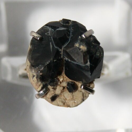 Купить Кольцо True Stones, морион, размер 18, коричневый
Кольцо кристалл Мориона на пол...