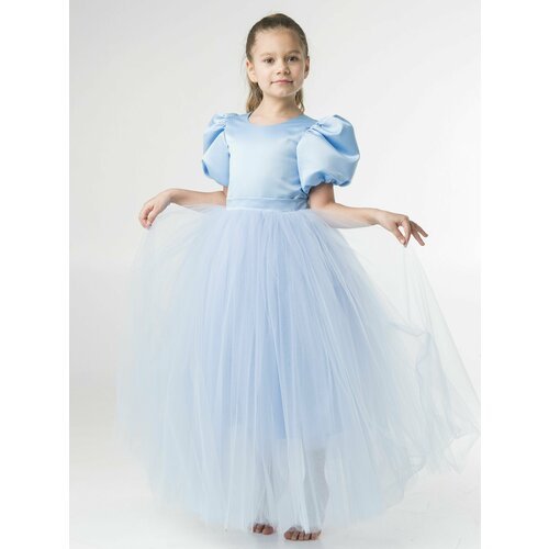 Купить Платье KROLLY, размер 122-128, голубой
Нарядное платье для девочки в пол от росс...