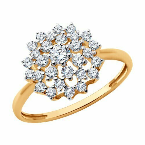 Купить Кольцо Diamant online, золото, 585 проба, фианит, размер 20
В нашем интернет-маг...