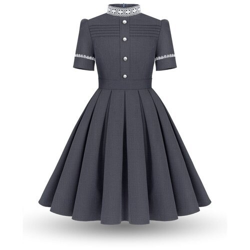 Купить Школьное платье Alisia Fiori, размер 146/152, серый, белый
Идеально соответствуе...
