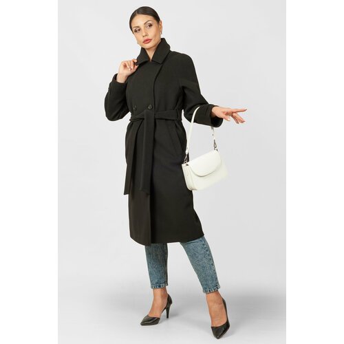 Купить Пальто MARGO, размер 52-54, черный
Демисезонное пальто прямого кроя с английским...