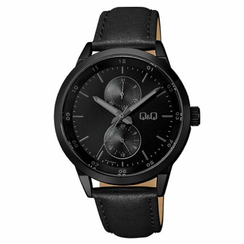 Купить Наручные часы Q&Q A11A-004, черный
Мужские японские кварцевые часы в круглом кор...