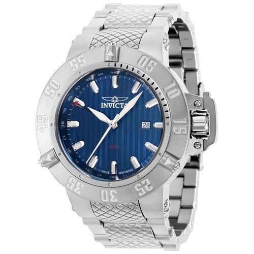 Купить Наручные часы INVICTA Наручные часы Invicta Subaqua Noma III GMT 37213, серебрян...
