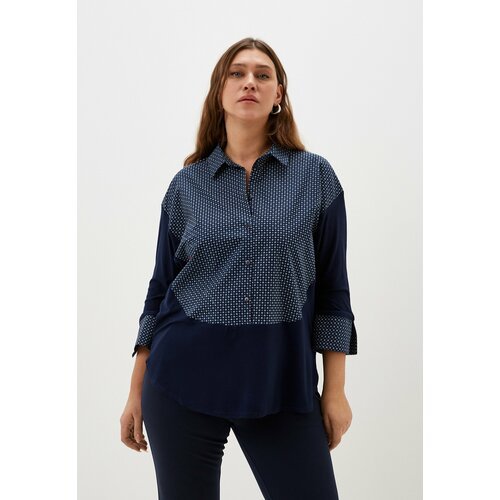Купить Блуза SVESTA, размер 54, синий
Стильная женская блуза выполнена из блузочной тка...