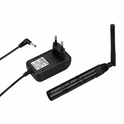 Купить Усилитель SMART-DMX-Transmitter Black (5V, XLR3 Female, 2.4G) (Arlight, IP20 Мет...