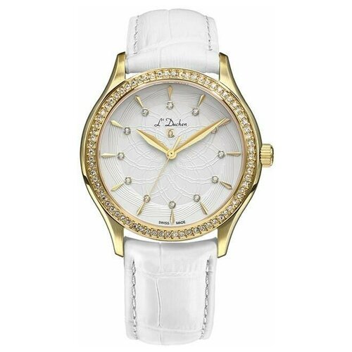 Купить Наручные часы L'Duchen, золотой, белый
<p><br><br> Легкость классическому стилю...