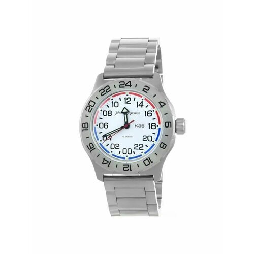 Купить Наручные часы Восток Командирские 84384, белый, серебряный
Механизм механический...