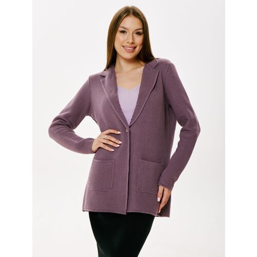 Купить Пиджак Modclick, размер 48-50, фиолетовый
Пиджак-блейзер женский с карманами на...