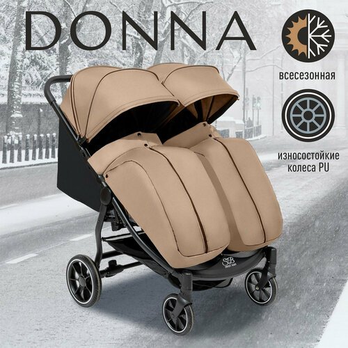 Купить Прогулочная коляска Sweet Baby Donna Beige
Sweet Baby Прогулочная коляска для дв...