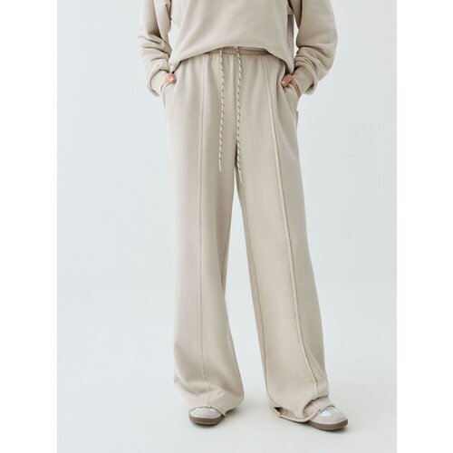 Купить Брюки Sela, размер S INT, серый, бежевый
Женские широкие брюки оверсайз бренда s...