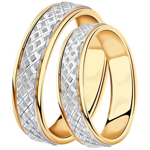 Купить Кольцо обручальное Diamant online, золото, 585 проба, размер 17.5
<p>В нашем инт...