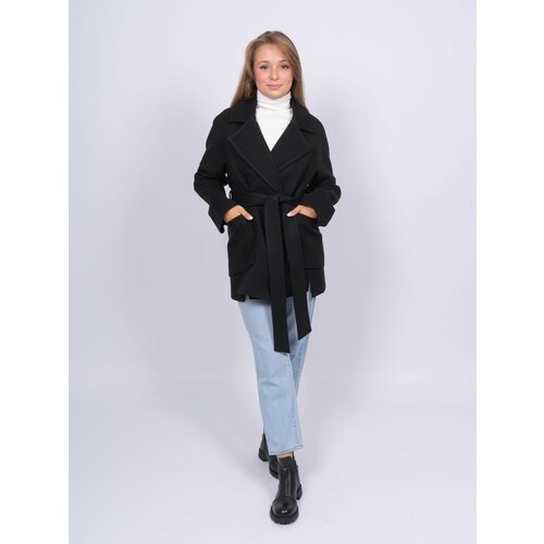 Купить Пальто , размер 52, черный
Стильное укороченное женское демисезонное пальто прем...