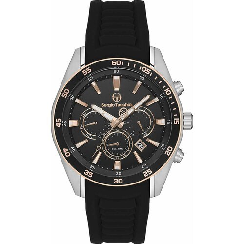 Купить Наручные часы SERGIO TACCHINI, серебряный, черный
Мужские часы. Коллекция Coast...