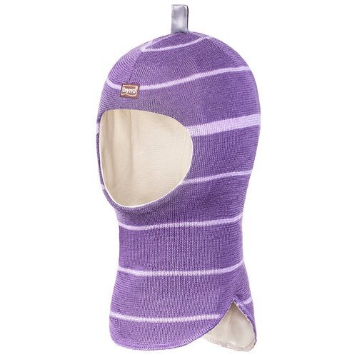 Купить Шапка teyno, размер 2/50-52, фиолетовый
Полосатый теплый шерстяной шлем Teyno HO...