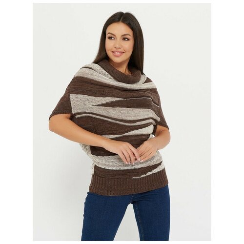 Купить Свитер Lesnikova Design, размер 46-50, коричневый
Вязаный свитер - must have для...