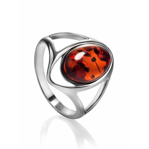 Купить Кольцо, янтарь, безразмерное, бордовый, серебряный
Изящное кольцо с натуральным...