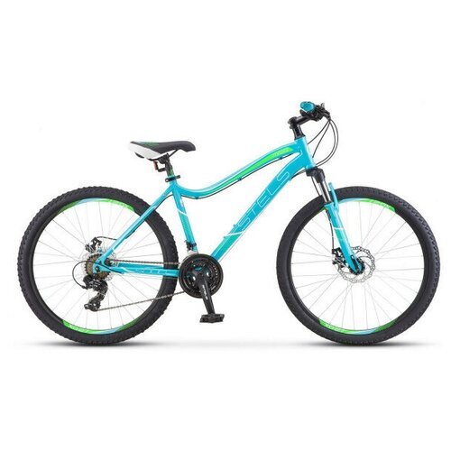 Купить Велосипед женский горный Miss-6000 MD 26" , размер рамы/цвет; 15" Голубой , STEL...
