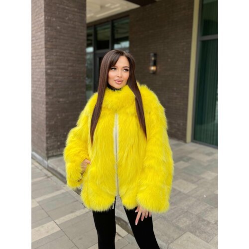 Купить Куртка, размер 46-48, желтый
Куртка женская выполнена из меха финского песца. Бо...