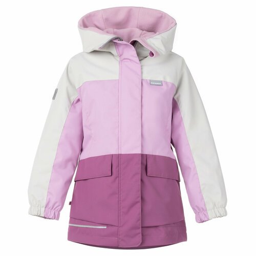 Купить Парка KERRY, размер 128, розовый, фиолетовый
Утепленная трехцветная куртка-парка...