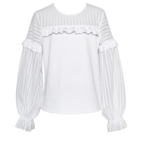 Купить Школьная блуза SLY, размер 146, белый
Трикотажная белая блузка для школы. <br><b...