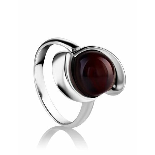 Купить Кольцо, янтарь, безразмерное, бордовый, серебряный
Стильное кольцо «Арго» из и т...