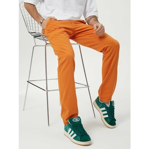 Купить Брюки чинос , размер 40, оранжевый
Брюки мужские чиносы летние премиум - идеальн...