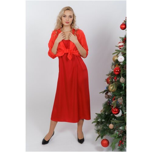 Купить Платье размер 44, красный
Платье + рубашка женская комплект универсальный – прек...