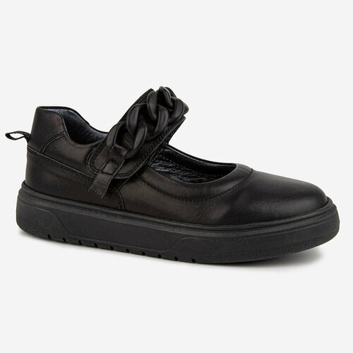 Купить Туфли Kapika, размер 34, черный
Современные повседневные туфли для девочки из на...