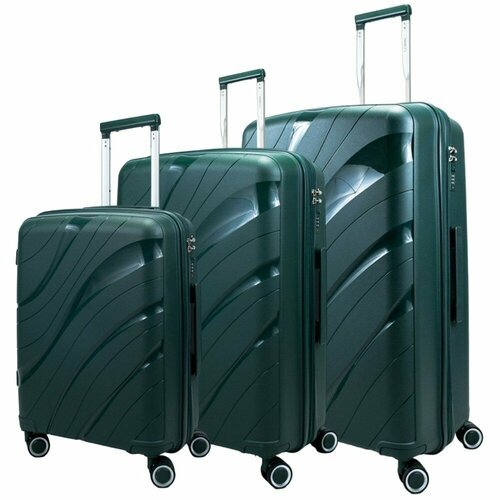 Купить Умный чемодан Impreza, 3 шт., 120 л, размер S/M/L, зеленый
Модель: Набор чемодан...