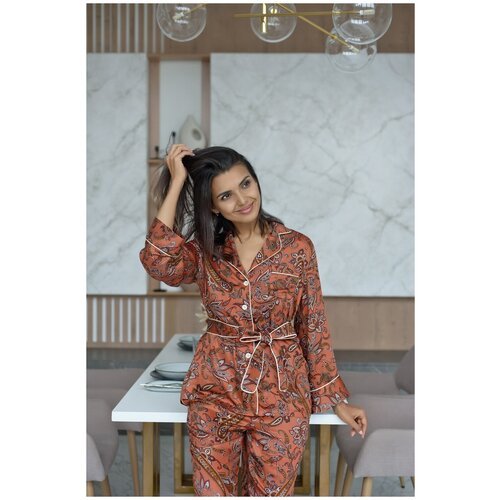 Купить Пижама Pijama Story, размер XL, коричневый
Универсальная женская пижама из виско...