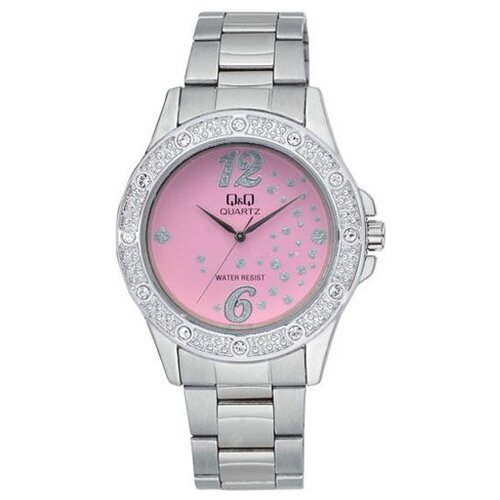 Купить Наручные часы Q&Q, серебряный, розовый
Женские японские наручные часы Q&Q Q761-2...